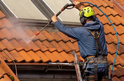 Démoussage et hydrofuge de toiture à Valavoire